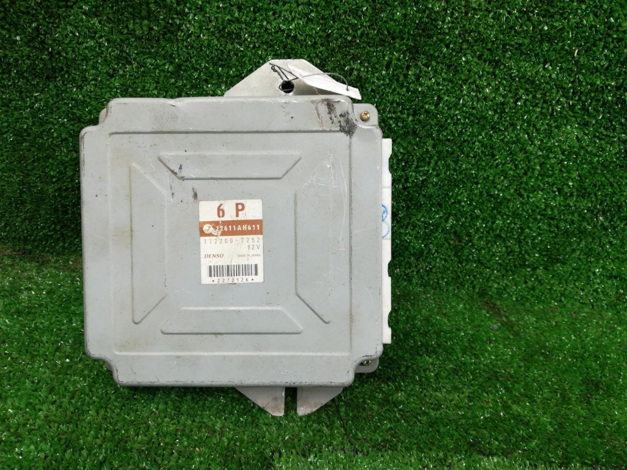 блок управления двигателем Subaru Legacy 4 поколение 2004, 3.0 л., бензин, АКПП, универсал, правый руль, 112200-7252, 22611AH611 - фото №1