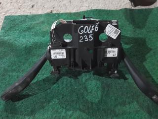 переключатель подрулевой (стрекоза) Volkswagen Golf 6 поколение 2011, 1.4 л., CAVD, бензин, АКПП, черный, универсал, правый руль