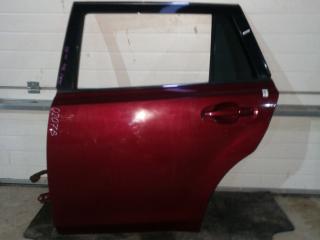 дверь задняя левая Subaru Legacy 5 поколение 2013, 2.0 л., FA20, бензин, АКПП, красный, универсал, правый руль