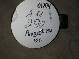 лючок топливного бака Peugeot 207 1 поколение [рестайлинг] 2012, 1.6 л., EP6, бензин, АКПП, белый, хетчбэк 5 дв., правый руль