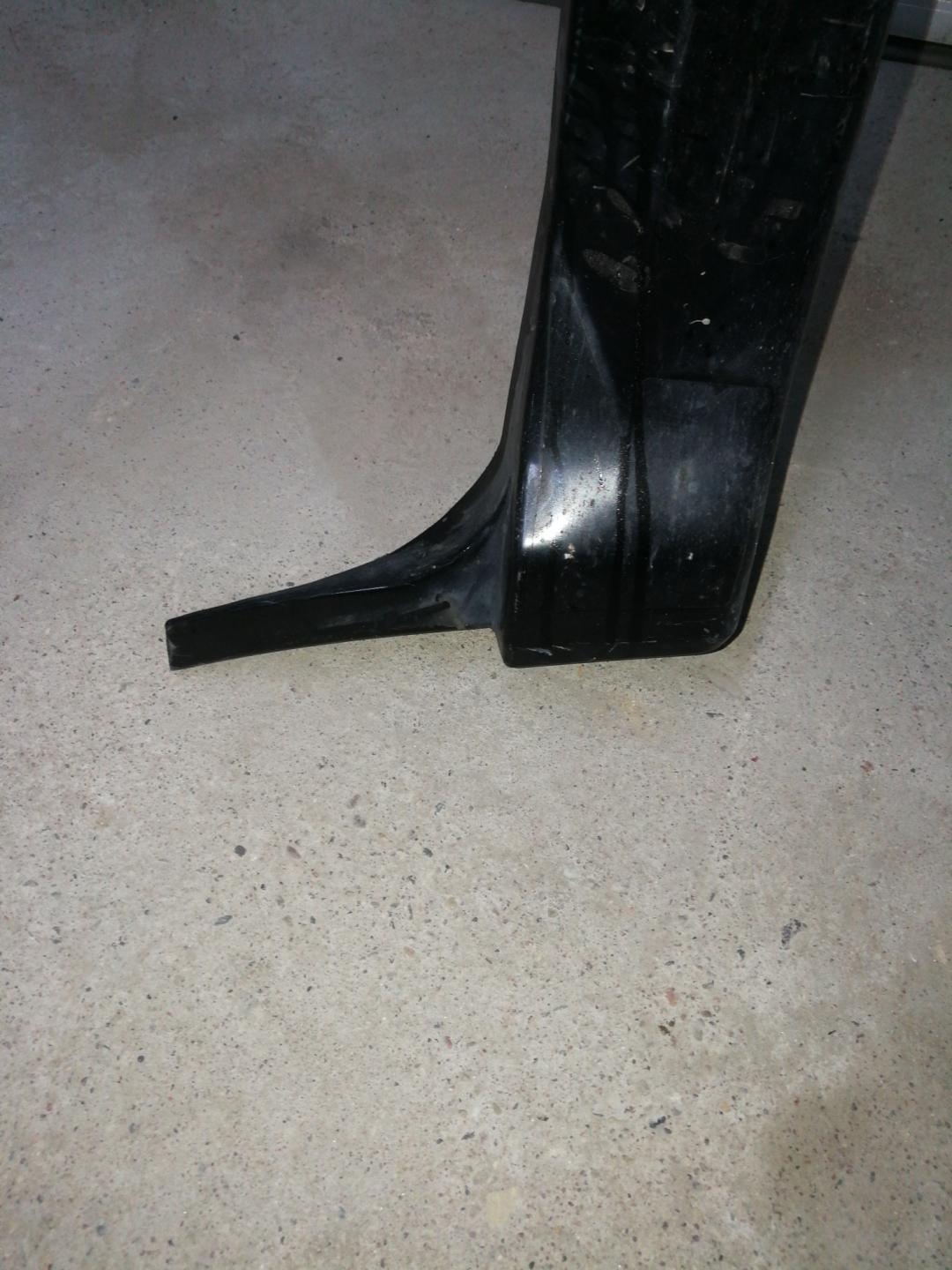 накладка на порог Great Wall Hover H5 1 поколение 2012, 2.0 л., дизель, АКПП, черный, внедорожник 5 дв., правый руль - фото №1