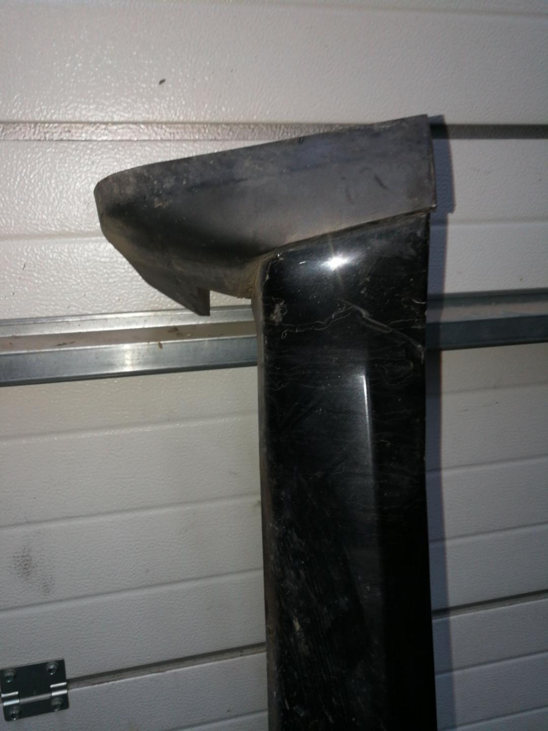 накладка на порог Great Wall Hover H5 1 поколение 2012, 2.0 л., дизель, АКПП, черный, внедорожник 5 дв., правый руль - фото №1