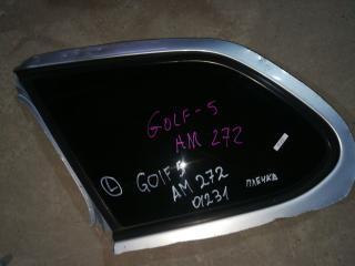 стекло кузовное боковое левое Volkswagen Golf 5 поколение 2009, 1.4 л., CAXA, бензин, АКПП, серебристый, универсал, правый руль