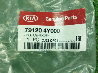 петля капота правая Kia Rio 3 поколение 2015, 791204Y000