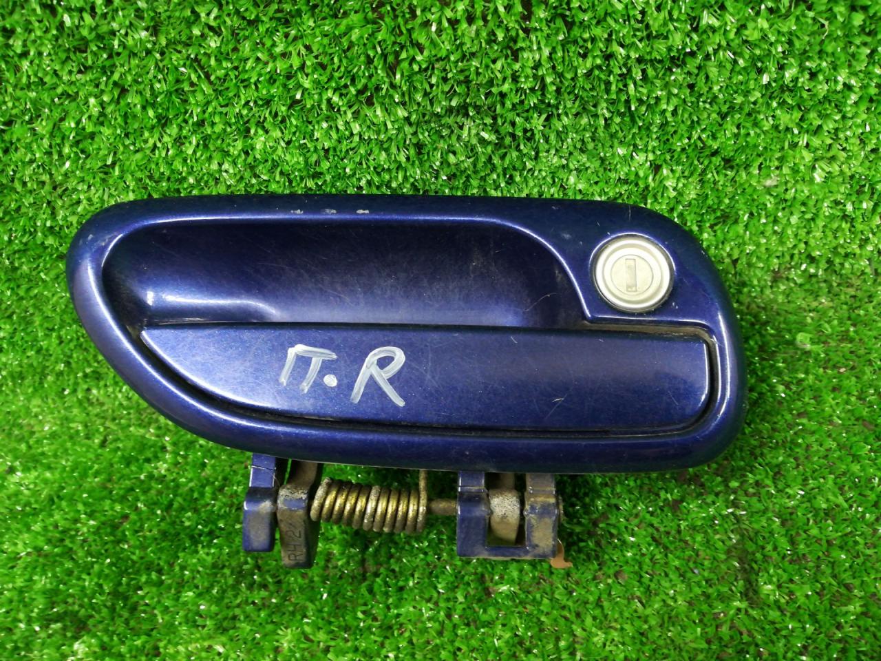 ручка наружная Subaru Legacy 3 поколение 2000, 2.5 л., EJ25, бензин, АКПП, синий, седан, правый руль - фото №1