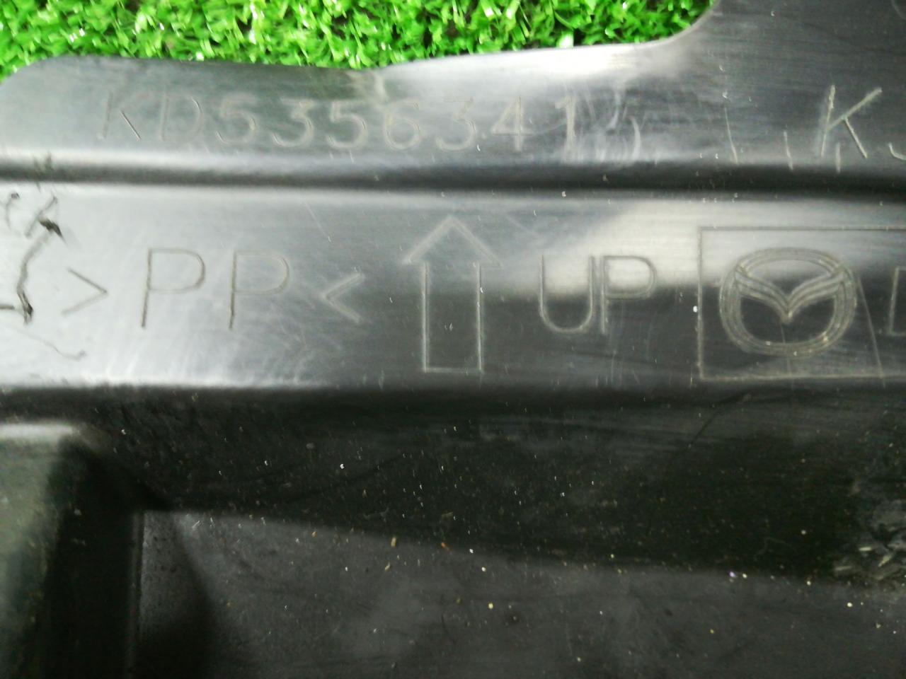 защита двигателя Mazda 3 3 поколение 2015, 2.5 л., PY-VPS, бензин, АКПП, серый, седан, передний привод, правый руль, KD5356341 - фото №1