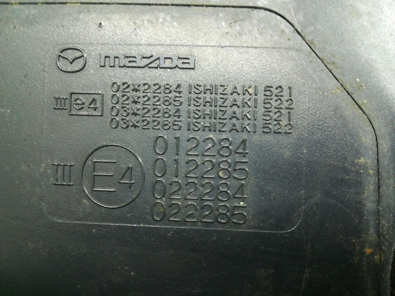 зеркало наружное левое Mazda CX-9 1 поколение TB 2009, 3.7 л., CA, бензин, АКПП, белый, внедорожник 5 дв., полный привод, правый руль, E4012284 - фото №1