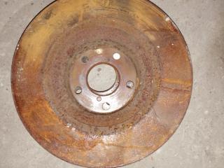 диски тормозные (комплект) Subaru Forester 3 поколение (SH) 2009, 2.5 л., EJ253, бензин, АКПП, синий, правый руль