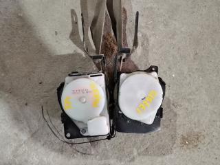 ремень безопасности Mitsubishi Pajero 3 поколение 2000, 3.5 л., 6G74 (SOHC 24V), бензин, АКПП, синий, правый руль