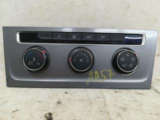 блок управления печки / климат-контроля Volkswagen Golf 7 поколение 2016, 1.4 л., CZCA, бензин, АКПП, белый, универсал, передний привод, правый руль, 5G0907426T