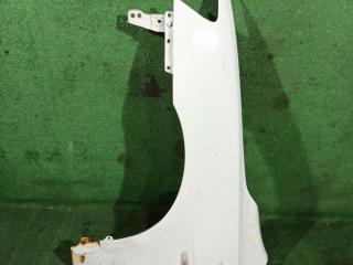 крыло переднее левое Mitsubishi Lancer 10 поколение 2010, 2.4 л., 4B12, бензин, АКПП, белый, хетчбэк 5 дв., передний привод