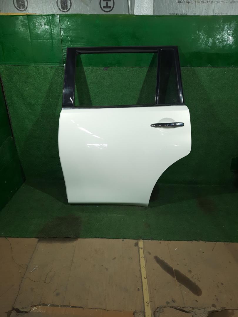 дверь задняя левая Infiniti QX80 1 поколение Z62 2014, 5.6 л., VK56DE, бензин, АКПП, белый, внедорожник 5 дв., задний привод - фото №1