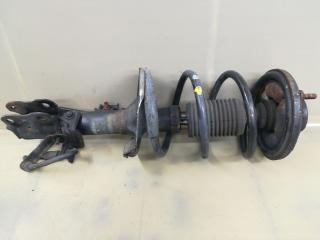 стойка передняя Mitsubishi Lancer 10 поколение 2010, 2.4 л., 4B12, бензин, АКПП, белый, хетчбэк 5 дв., передний привод