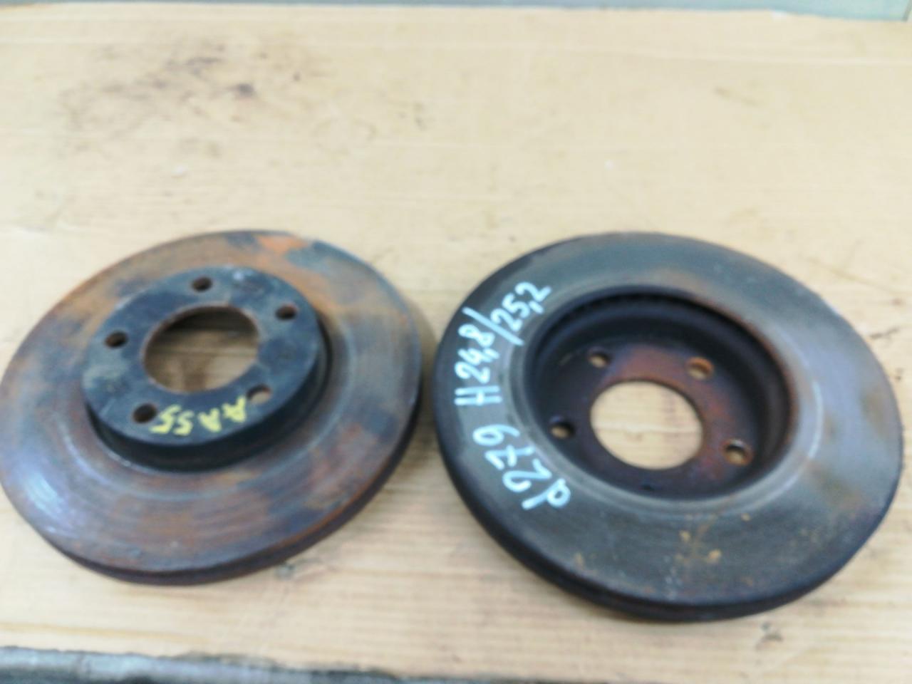 диски тормозные (комплект) Mazda 3 BL 2009, 2.0 л., LF17, бензин, АКПП, черный, хетчбэк 5 дв., передний привод, правый руль - фото №1