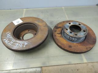 диски тормозные (комплект) BMW 3 серия F30/F31/F34 F30 2013, 2.0 л., N20 B20 A, бензин, АКПП, черный, седан, полный привод
