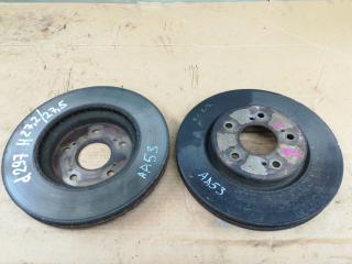 диски тормозные (комплект) Honda CR-V 3 поколение 2009, 2.4 л., бензин, АКПП, серый, внедорожник 5 дв., полный привод, правый руль