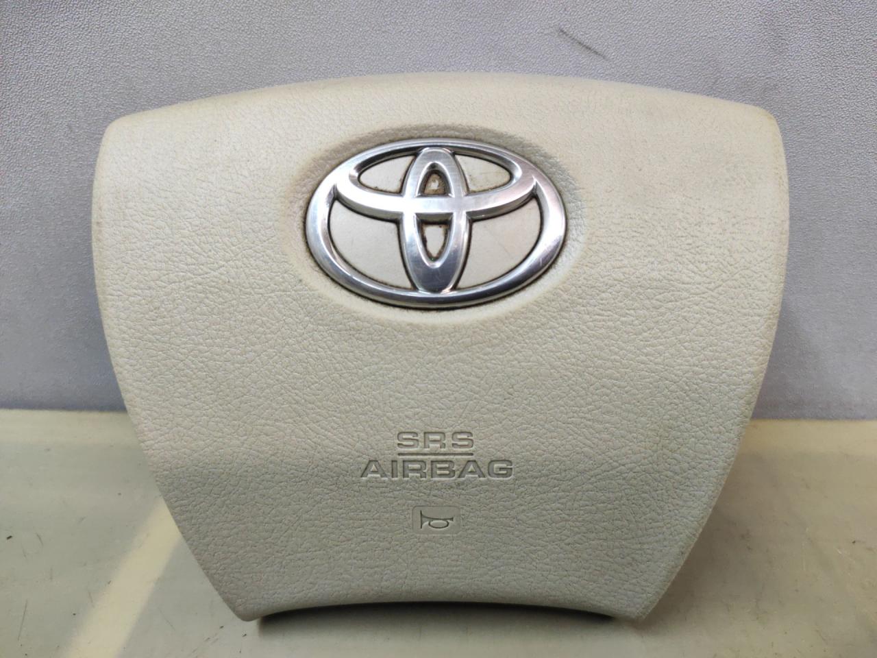 подушка безопасности водителя Toyota Sienna 3 поколение 2014, 3.5 л., 2GR-FE, бензин, АКПП, черный, передний привод, 4B831R3HAKP - фото №1