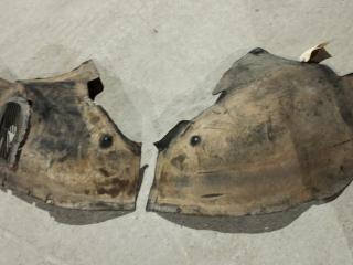 защита арок передняя левая (подкрылок) Volkswagen Touareg 1 поколение [рестайлинг] 2007, 3.0 л., BKS, дизель, АКПП, серый, правый руль