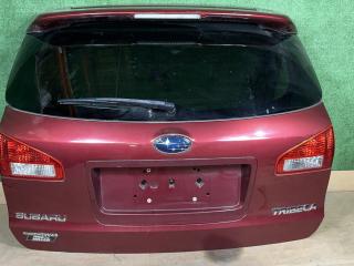 крышка багажника (дверь 3-5) Subaru Tribeca 1 поколение [рестайлинг] 2013, 3.6 л., EZ36D, бензин, красный, внедорожник 5 дв., полный привод