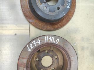 диски тормозные задние Subaru Impreza 5 поколение (GK/GT) 2019, 2.0 л., бензин, вариатор, серый, седан, полный привод