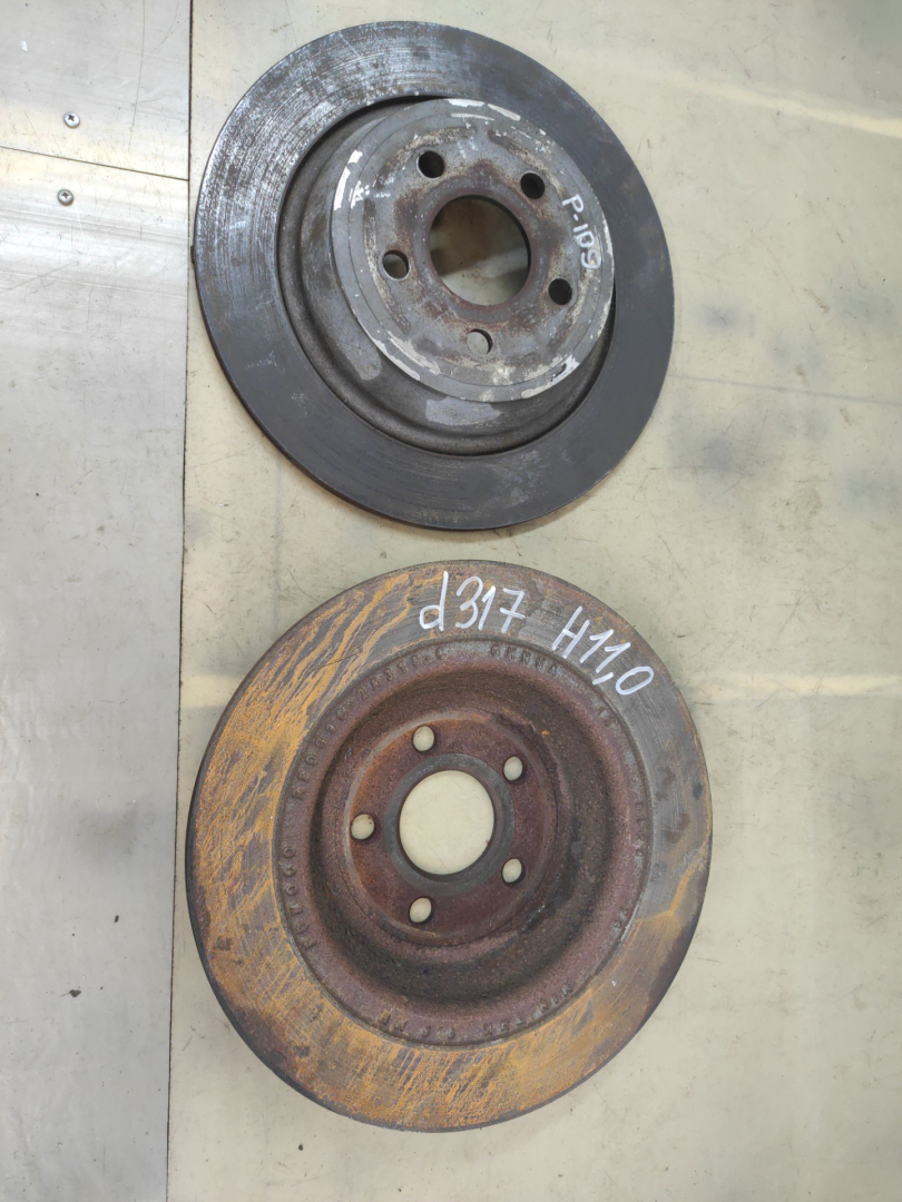 диски тормозные задние Ford Edge 2 поколение CD539 2018, 2.0 л., бензин, АКПП, черный, внедорожник 5 дв., полный привод - фото №1