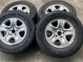 диск штампованный Suzuki Grand Vitara 2 поколение 2007, 1.6 л., M16A, бензин, МКПП, синий, внедорожник 3 дв., полный привод, правый руль