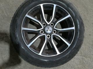 диск литой Mitsubishi Lancer 10 поколение [рестайлинг] 2015, 2.0 л., 4B11, бензин, вариатор, белый, седан, передний привод, правый руль