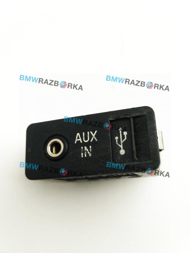 разъем AUX / USB BMW X5 E70 2008, 3.0 л., M57 D30 (306D3), дизель, АКПП, внедорожник 5 дв., 61319129652 - фото №1