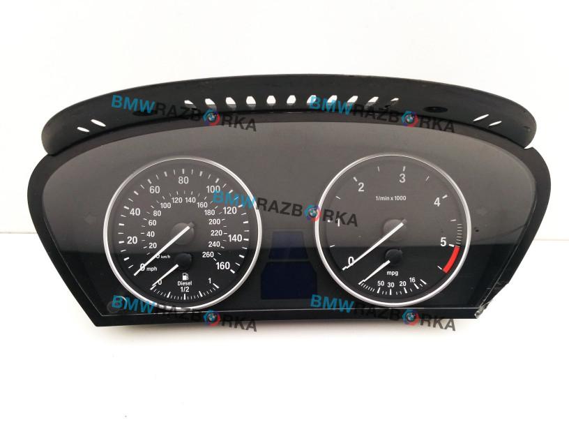 щиток приборов (приборная панель) BMW X5 E70 2007, 3.0 л., M57 D30 (306D3), дизель, АКПП, внедорожник 5 дв., 62109153844 - фото №1