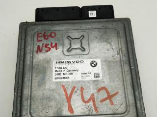 блок управления двигателем BMW 5 серия E60/E61 2006, 3.0 л., N54 B30 A, бензин, седан, 7583332