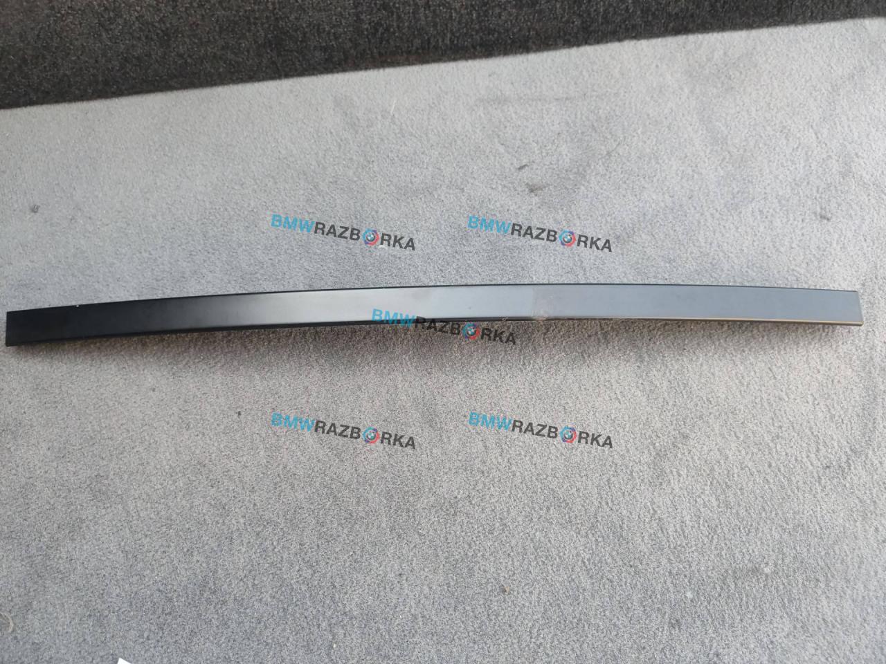 молдинг двери задней правой BMW 3 серия F30/F31/F34 F30 2013, 2.0 л., N20 B20 A, бензин, АКПП, седан, полный привод - фото №1