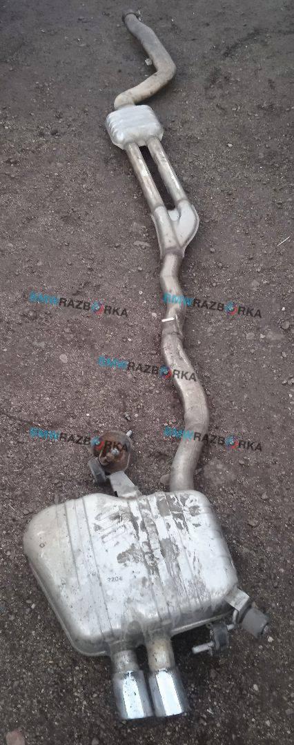 глушитель BMW 5 серия F07/F10/F11 2011, 3.0 л., N57 D30 A, дизель, АКПП, хетчбэк 5 дв., задний привод, правый руль, 7807103, 7807110 - фото №1