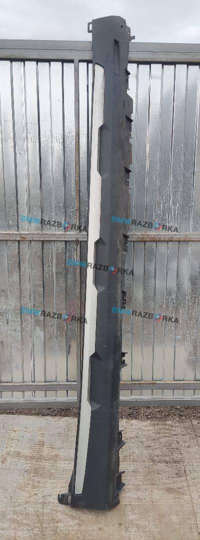 накладка на порог BMW X5 G05 2021, 3.0 л., B58B30, бензин, АКПП, внедорожник 5 дв., 51777440928, 7440928 - фото №1