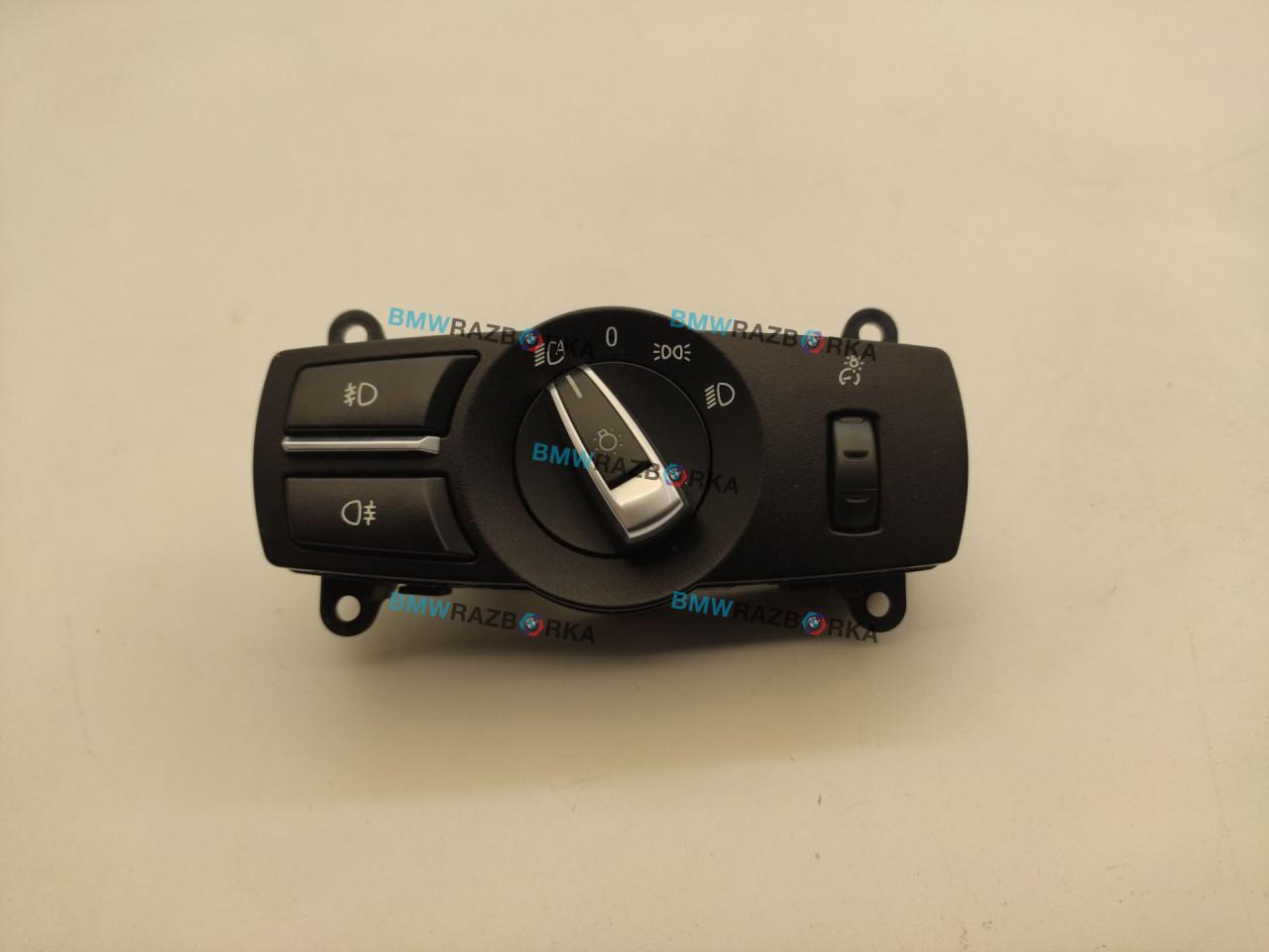 переключатель света BMW 5 серия F07/F10/F11 2012, 3.0 л., N57 D30 A, дизель, хетчбэк 5 дв., задний привод, правый руль, 9192744 - фото №1