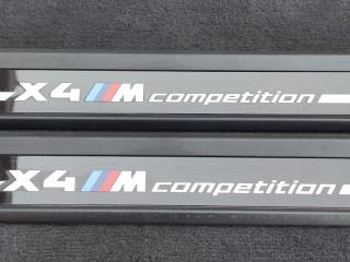 комплект накладок на пороги (внутренние) BMW X4 M F98 2019, 3.0 л., S58B30A, бензин, АКПП, внедорожник 5 дв., полный привод, правый руль, 8077613
