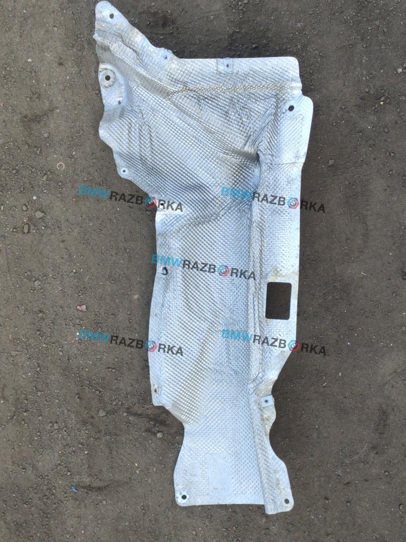 тепловой экран глушителя BMW X5 F15 (2013 - 2018), 4.0 л., гибрид, АКПП, a52, внедорожник 5 дв., полный привод, правый руль, 51487328442, 7328442 - фото №1