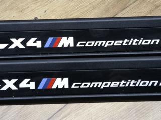 комплект накладок на пороги (внутренние) BMW X4 M F98 2021, 3.0 л., S58B30A, бензин, АКПП, donington grau (c28), внедорожник 5 дв., полный привод, 8077613