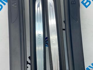 комплект накладок на пороги (внутренние) BMW 2 серия Gran Tourer F46 2017, 1.5 л., B37 C15 A, дизель, МКПП, 668, минивэн, передний привод, 7263315, 7316821, 7316822