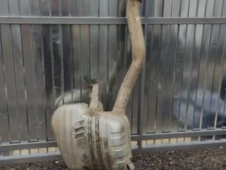 глушитель BMW 5 серия F10/F11 [рестайлинг] F10 2016, 3.0 л., D, N57 D30 A, дизель, АКПП, седан, задний привод, правый руль