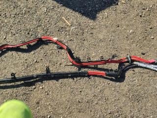 плюсовой провод аккумулятора BMW X3 G01 2018, 3.0 л., i, B58 B30 A, бензин, АКПП, c1m, внедорожник 5 дв., полный привод, правый руль, 6839824, 6839823