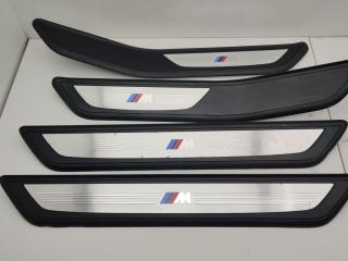 комплект накладок на пороги (внутренние) BMW 7 серия F01/F02 [рестайлинг] 2014, 4.4 л., i, N63 B44 B, бензин, АКПП, седан, полный привод, 51477190969, 51477181013, 51477181014