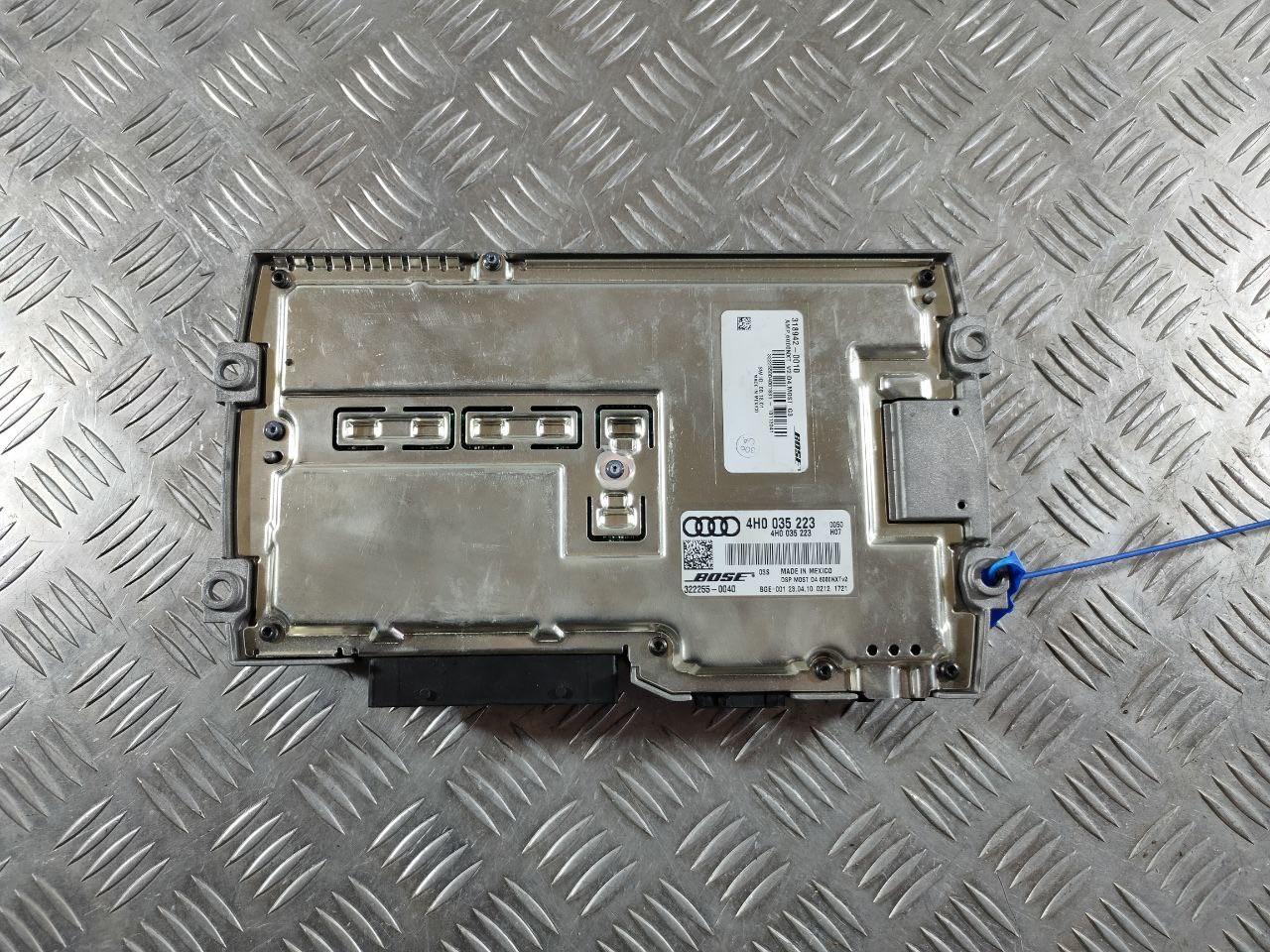 усилитель музыкальный Audi A8 D4/4H 2012, 4.2 л., CDRA, бензин, АКПП, седан, 4H0035223 - фото №1