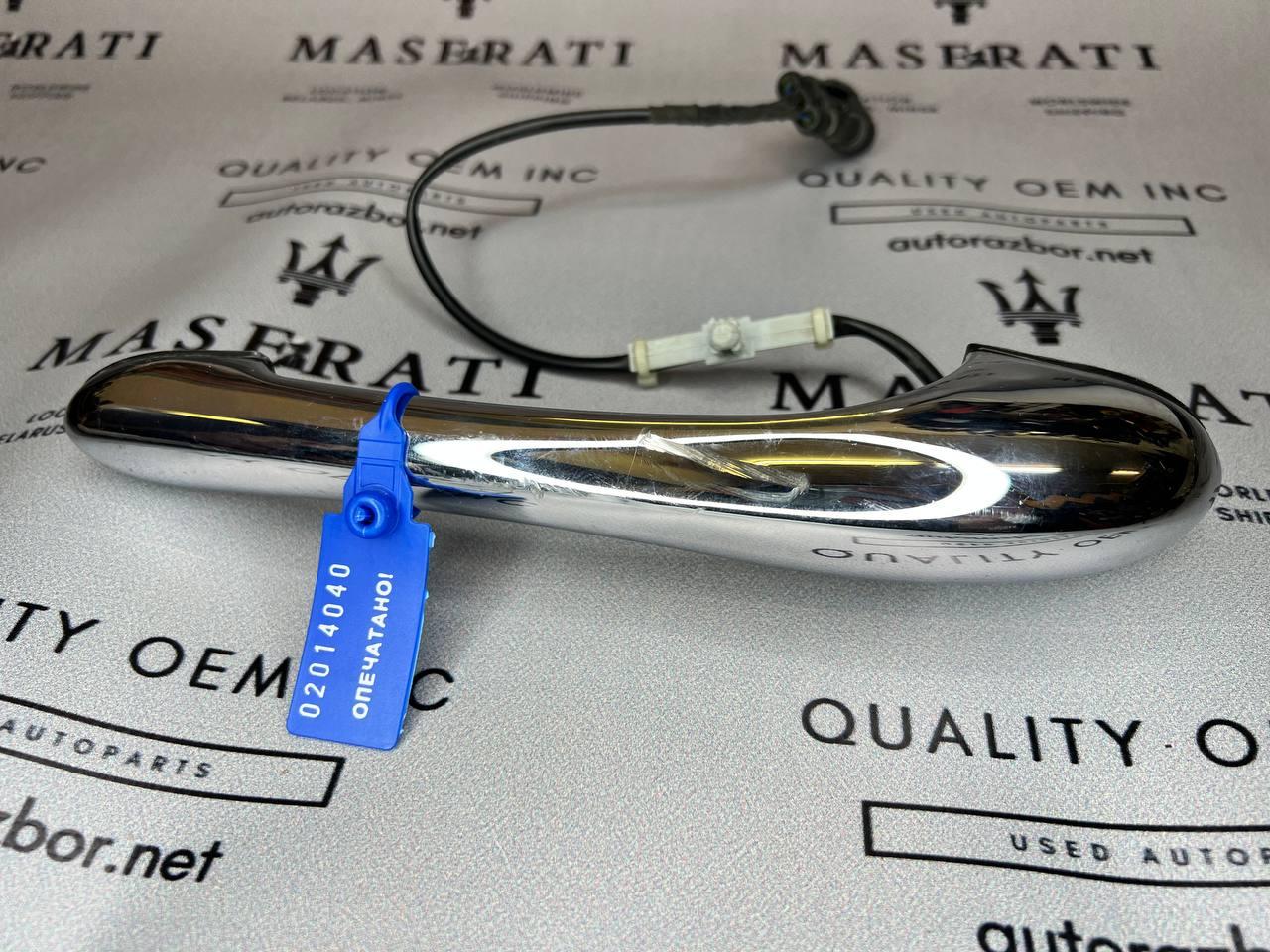 ручка наружная задняя правая Maserati Quattroporte 5 поколение 2005, 4.2 л., M139 A, бензин, робот, седан, задний привод, 69287600 - фото №1