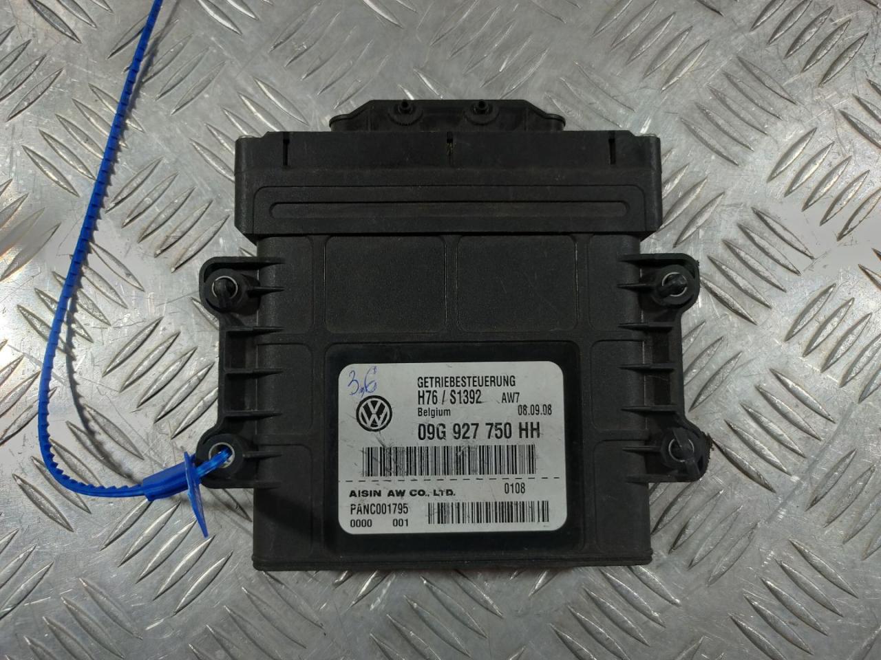 блок управления АКПП Volkswagen Passat CC 1 поколение 2010, 3.6 л., BWS, бензин, АКПП, купе, 09G927750HH - фото №1