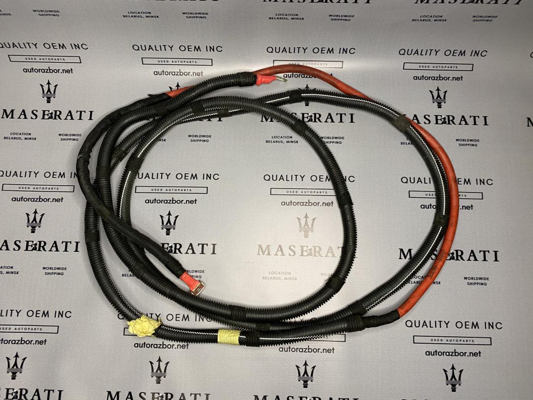 провод высоковольтный Maserati Quattroporte 5 поколение 2005, 4.2 л., M139 A, бензин, АКПП, черный, седан - фото №1