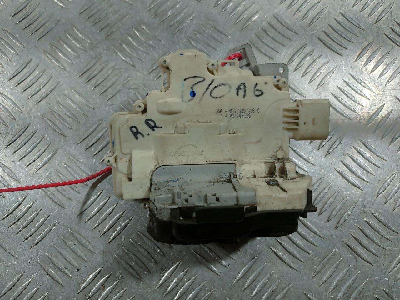 замок двери задней правой Audi A6 4F/C6 2007, 3.2 л., BKH, бензин, АКПП, седан, 4F0839016C - фото №1