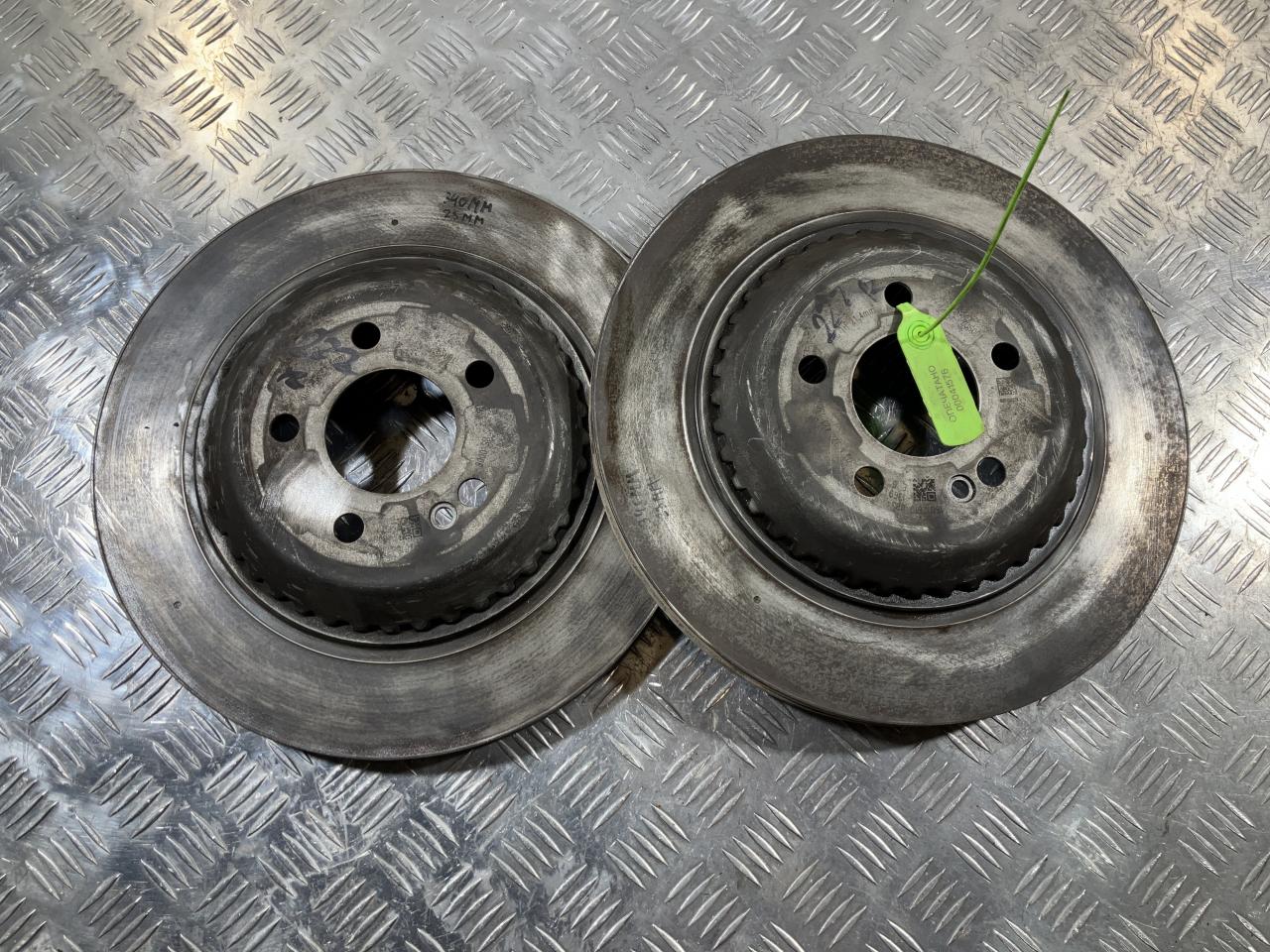 диски тормозные (комплект) Mercedes-Benz S-Класс W222/C217/A217 2014, 4.7 л., M 278.928, бензин, АКПП, седан, A2224231300 - фото №1