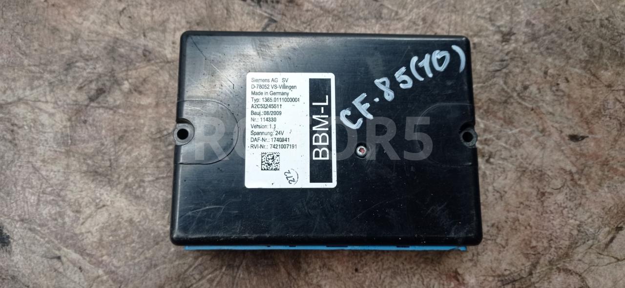 блок управления BBM-L DAF CF-series 1 поколение 2011, 12.9 л., MX 340, дизель, АКПП, 1740941, 7421007191 - фото №1