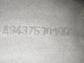 капот Mercedes-Benz Actros 3 поколение (MP3) 1848LS 2009, 11.9 л., OM 541.978, дизель, АКПП, чёрный, A9437500109 - фото №3