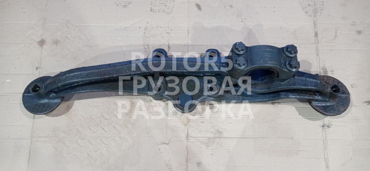 кронштейн крепления пневморессора правый Mercedes-Benz Actros 4 поколение (MP4) 1842LS 2011, 12.8 л., OM 471.909, дизель, АКПП, белый, A9603283541 - фото №1